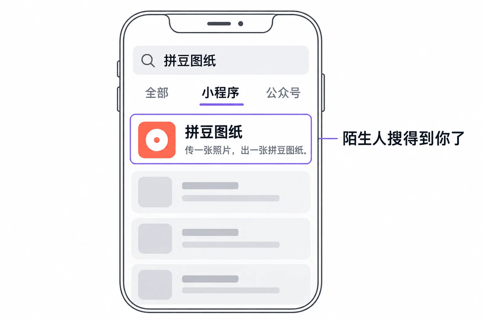 陌生人搜得到你了