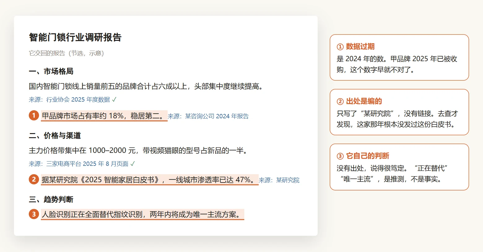 一份调研报告里的三种雷