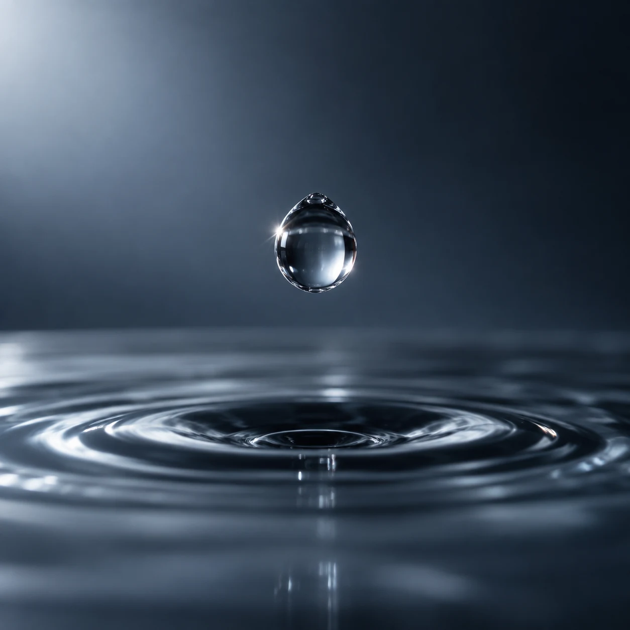 水珠落下