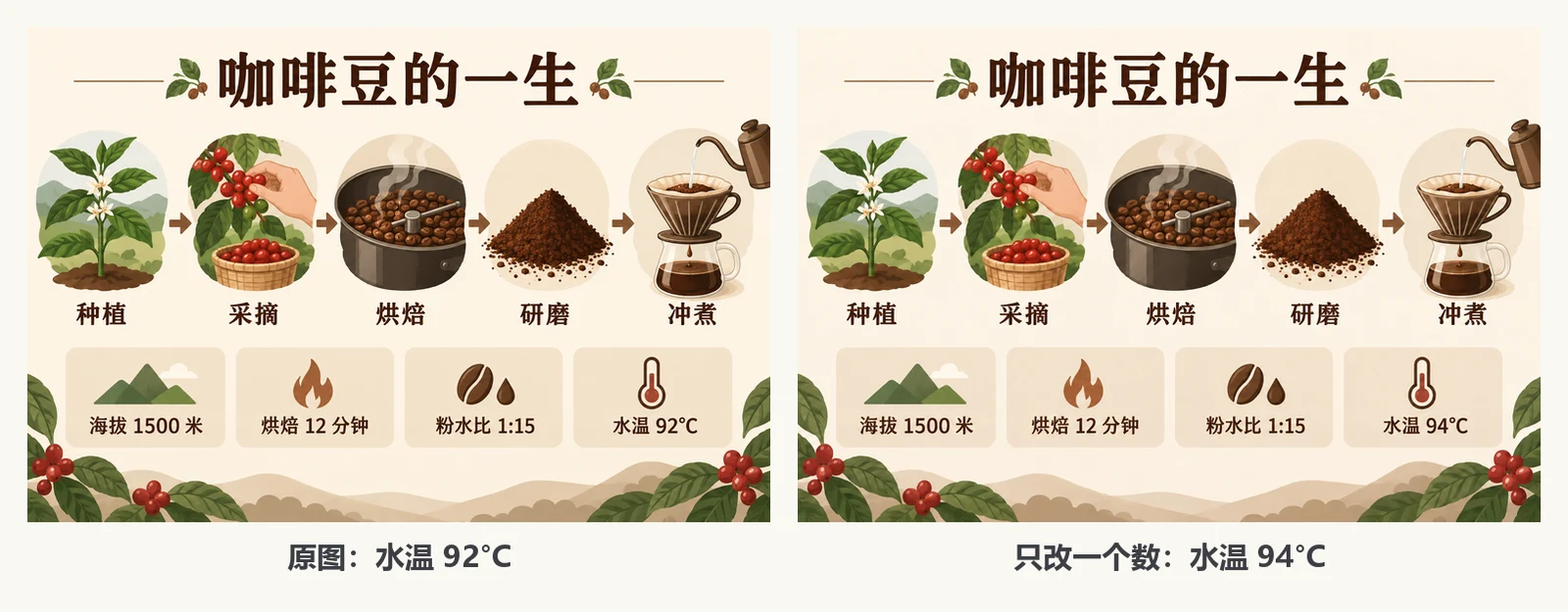 信息图改一个数字前后
